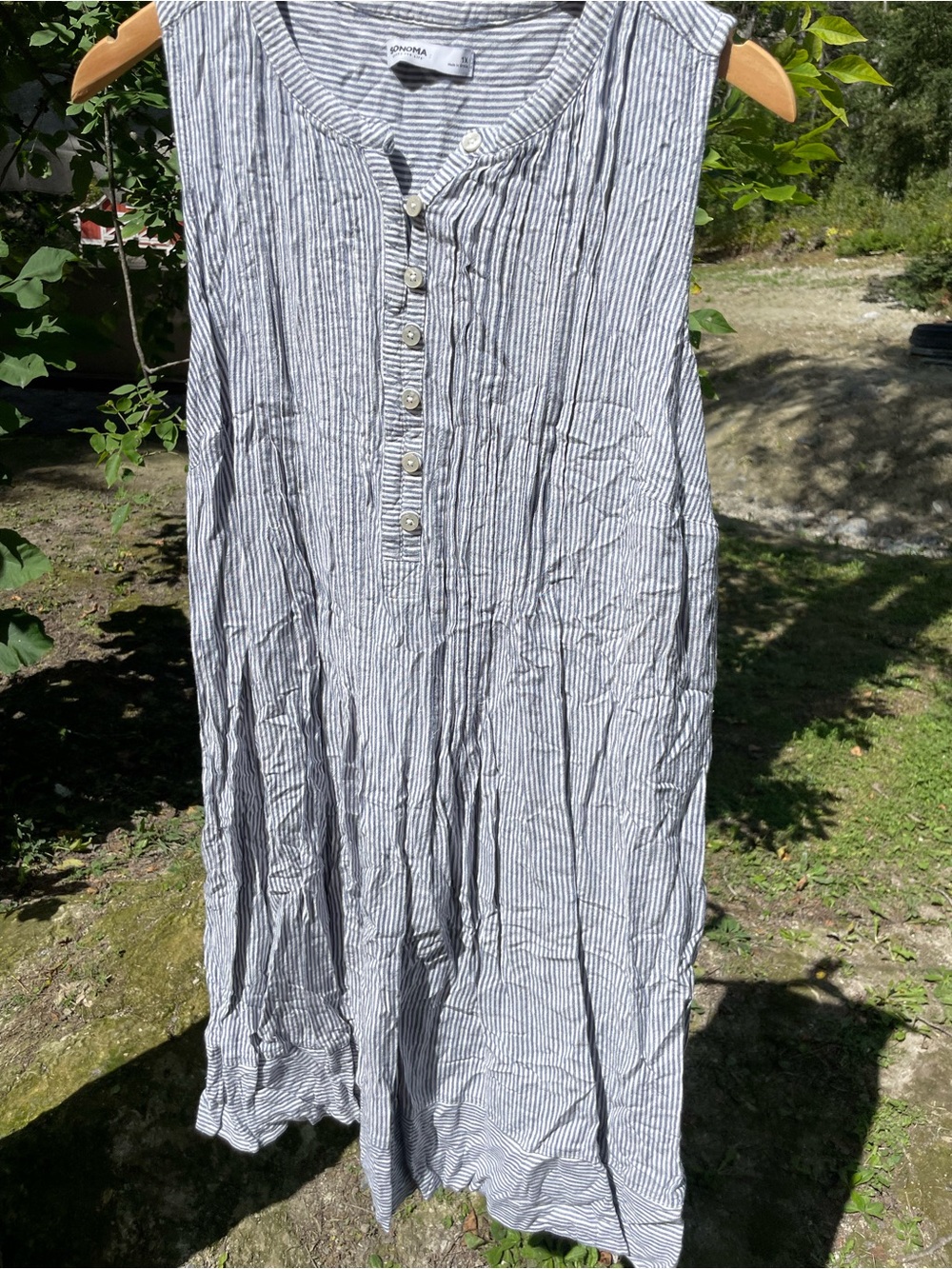 Sonoma Striped Midi Dress